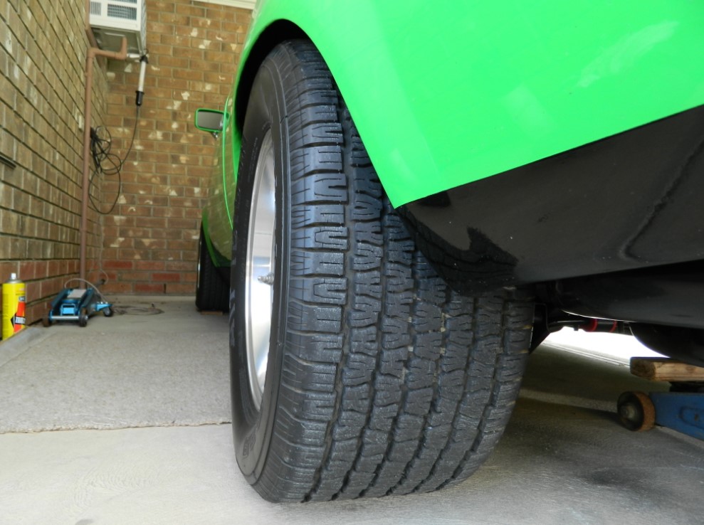 265mm tyre on an 8 inch rim